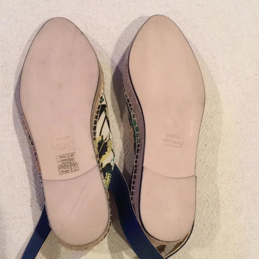 Stuart Weitzman Tropical Espadrilles 6.5
